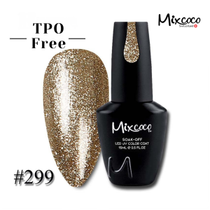 Mix Coco Professional Gel Polish Gold Spark Reflective #299