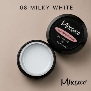 Mix Coco Professional #08 MILKY WHITE - Aufbaugel für professionelle Anwendungen