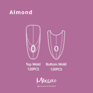 Almond DUAL FORM SANDWICH -Nagelverlängerungen Tips (240 Stk.)